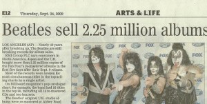 Beatles sell 2.25 million albums