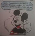 Micky ist klüger als wie Goofy.