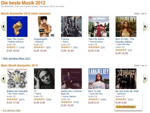 Die beste Musik 2012