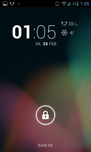 Android-Sperrbildschirm mit DashClock
