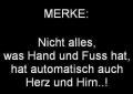 Was Hand und Fuß hat