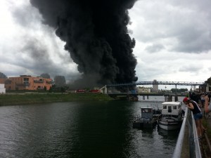 Großbrand in Ludwigshafen