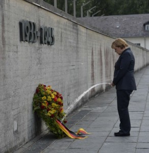 Kanzlerin in Dachau (echt)
