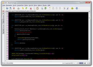 jEdit - Syntaxhighlighting