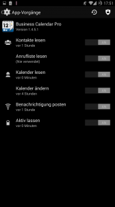 Privacy Guard - Appeinstellungen