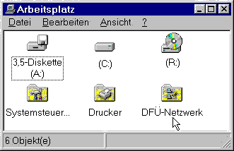 Windows 95 - Arbeitsplatz