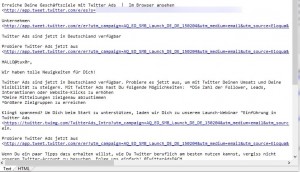 TwitterAds Plaintext