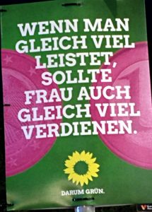 Gleicher Lohn für keine Arbeit.