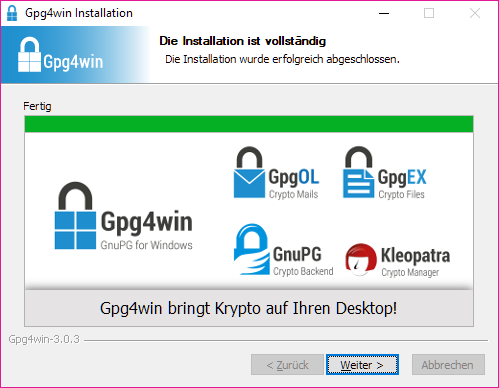 Gpg4win bringt Krypto auf Ihren Desktop!