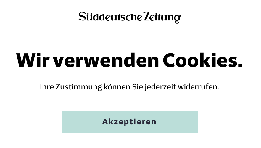 „Wir verwenden Cookies“: „Akzeptieren“.