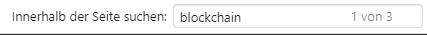 Blockchain: 3 Treffer
