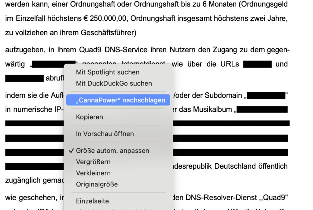 Entschwärzt mit Rechtsklick